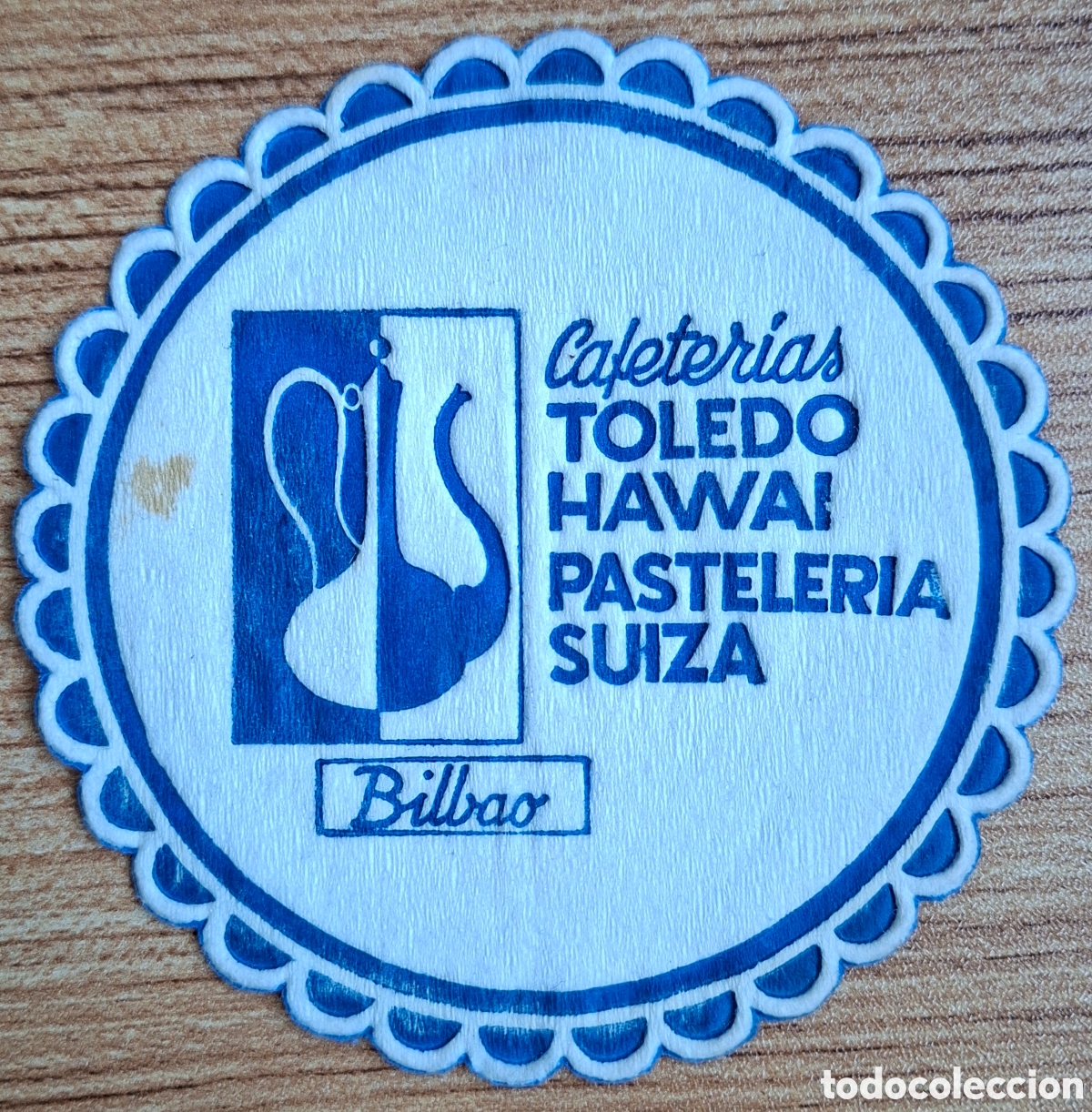Otros Art&iacute;culos de Coleccionismo en Papel: Posavasos Cafeter&iacute;as Toledo Hawai - Pasteler&iacute;a Suiza - Bilbao (Vizcaya / Bizkaia)