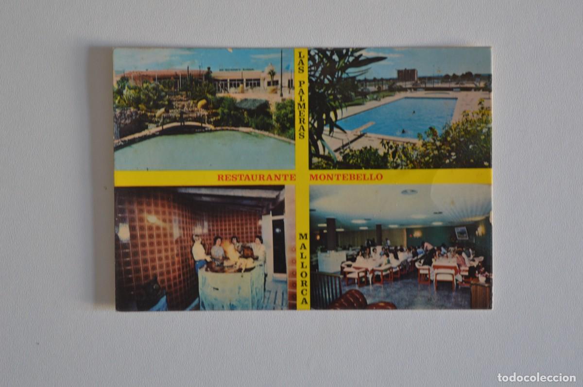 Otros Art&iacute;culos de Coleccionismo en Papel: COLECCIONISMO POSTALES RESTAURANTE MONTEBELLO LAS PALMERAS MALLORCA ISLAS BALEARES PARRILLA GRILL