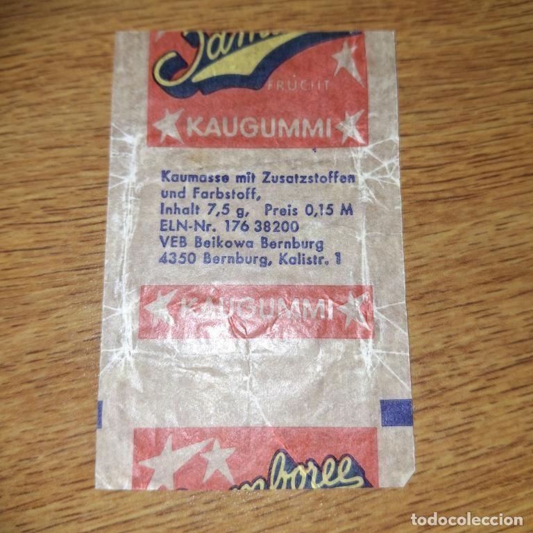 Otros Art&iacute;culos de Coleccionismo en Papel: Envoltura de chicle Jamboree 1970 Alemania del Еste