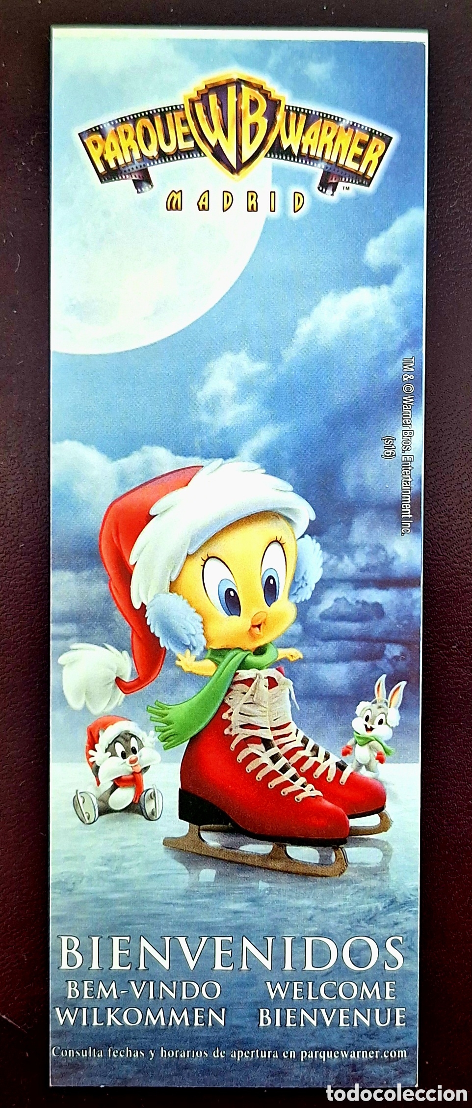 Otros Art&iacute;culos de Coleccionismo en Papel: Entrada antigua Warner Piol&iacute;n navidad
