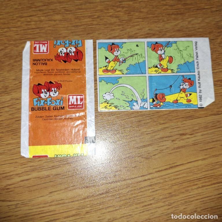 Otros Art&iacute;culos de Coleccionismo en Papel: Envoltura de chicle Fix & Foxi 1982 Rolf Kauka