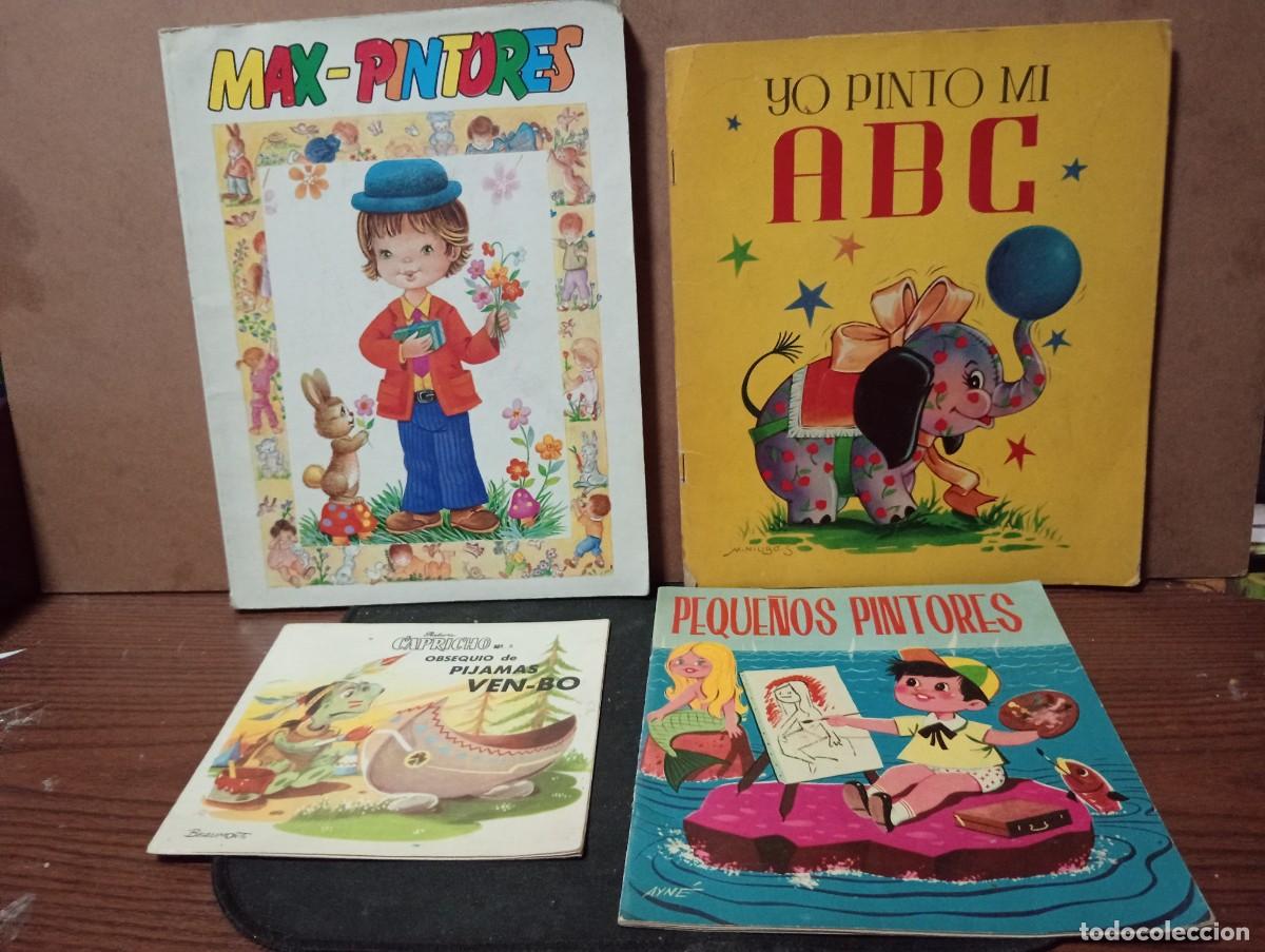 Otros Art&iacute;culos de Coleccionismo en Papel: Cuatro cuadernos didacticos para colorear