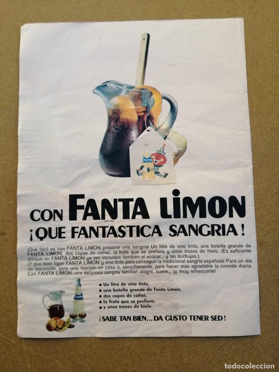 Otros Art&iacute;culos de Coleccionismo en Papel: ANUNCIO. FANTA LIMON