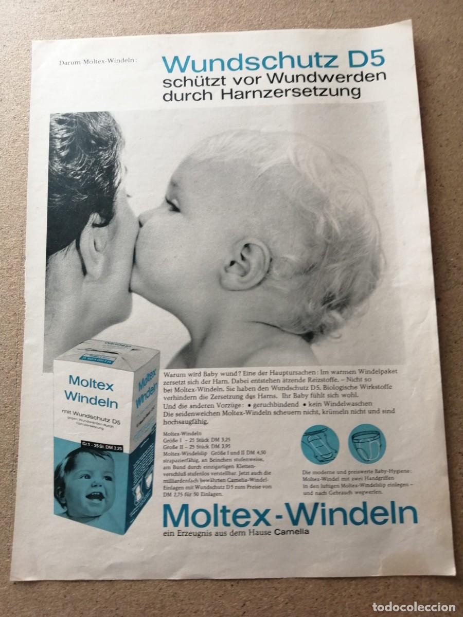 Otros Art&iacute;culos de Coleccionismo en Papel: ANUNCIO ESCRITO EN ALEMAN. MOLTEX -WINDELN