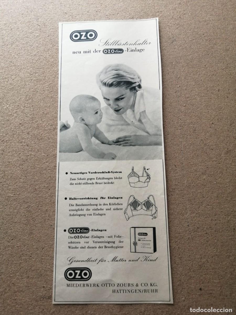 Otros Art&iacute;culos de Coleccionismo en Papel: ANUNCIO ESCRITO EN ALEMAN. OZO