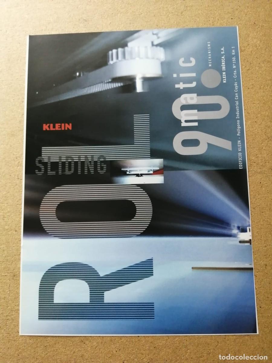 Otros Art&iacute;culos de Coleccionismo en Papel: ANUNCIO. KLEIN IBERICA S. A.