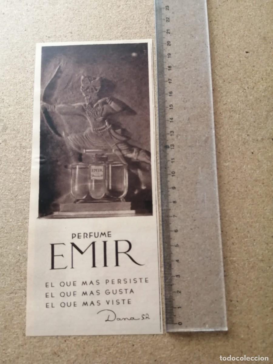 Otros Art&iacute;culos de Coleccionismo en Papel: ANUNCIO. PERFUME EMIR, DE DANA