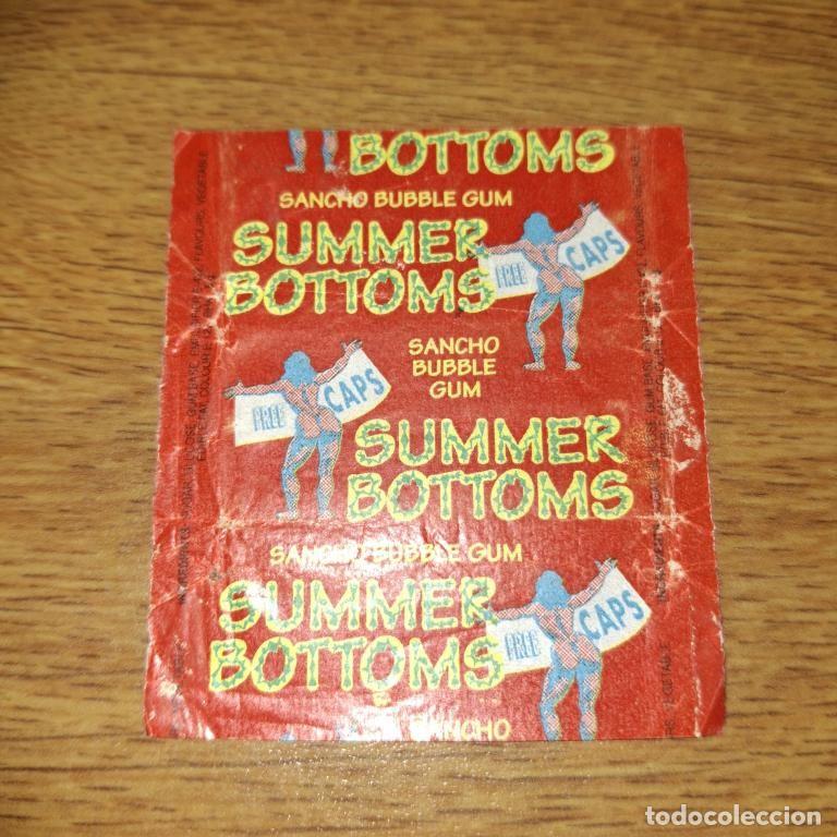 Otros Art&iacute;culos de Coleccionismo en Papel: Envoltura de chicle Sancho Summer Bottoms 1990 Turqu&iacute;a