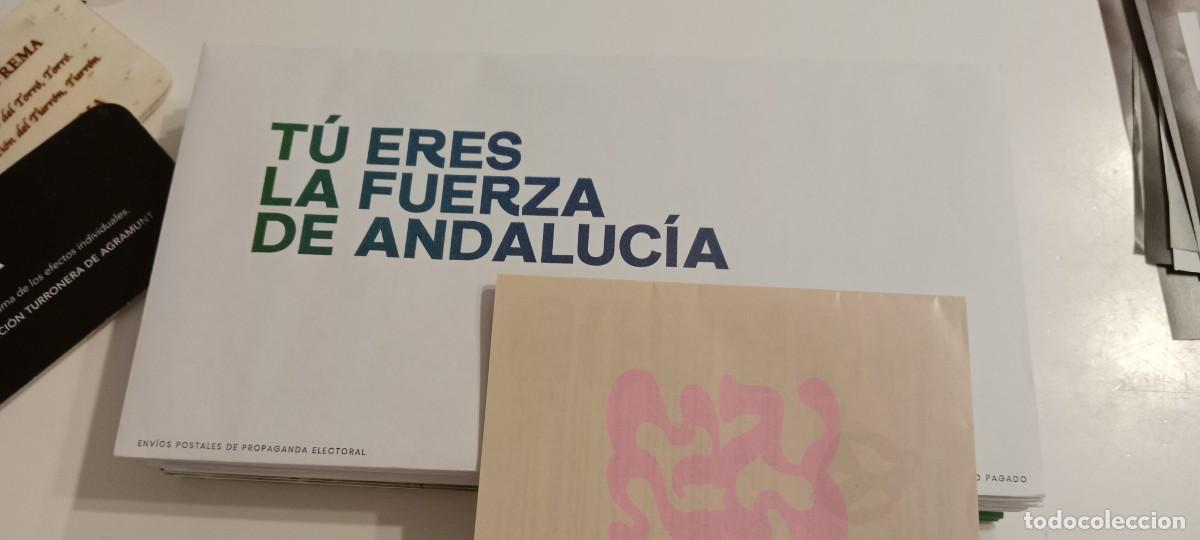 Otros Art&iacute;culos de Coleccionismo en Papel: PROPAGANDA ELECTORAL 2026 JUNTA ANDALUCIA LA DE FOTO Y SIN EL C-AMC