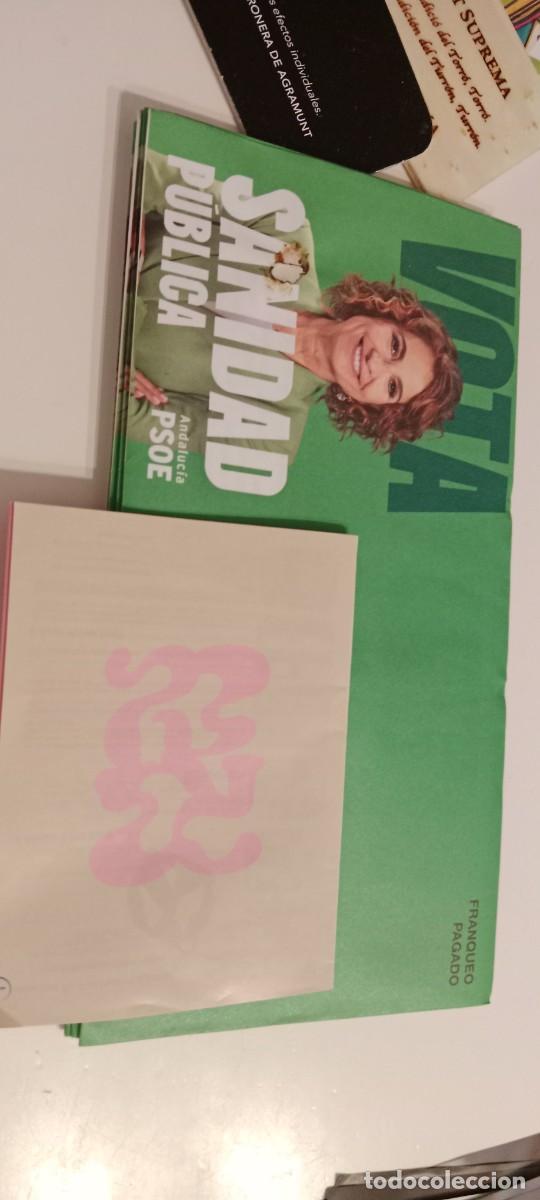 Otros Art&iacute;culos de Coleccionismo en Papel: PROPAGANDA ELECTORAL 2026 JUNTA ANDALUCIA LA DE FOTO Y SIN EL C-AMC