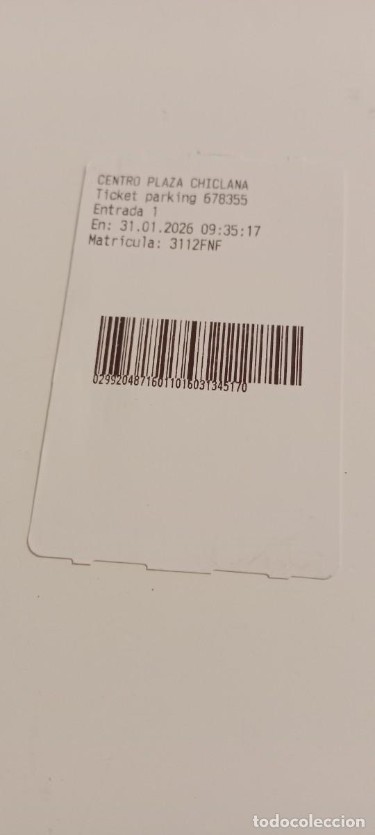 Otros Art&iacute;culos de Coleccionismo en Papel: PARKING CENTRO COMERCIAL EL DE FOTO C-AMC