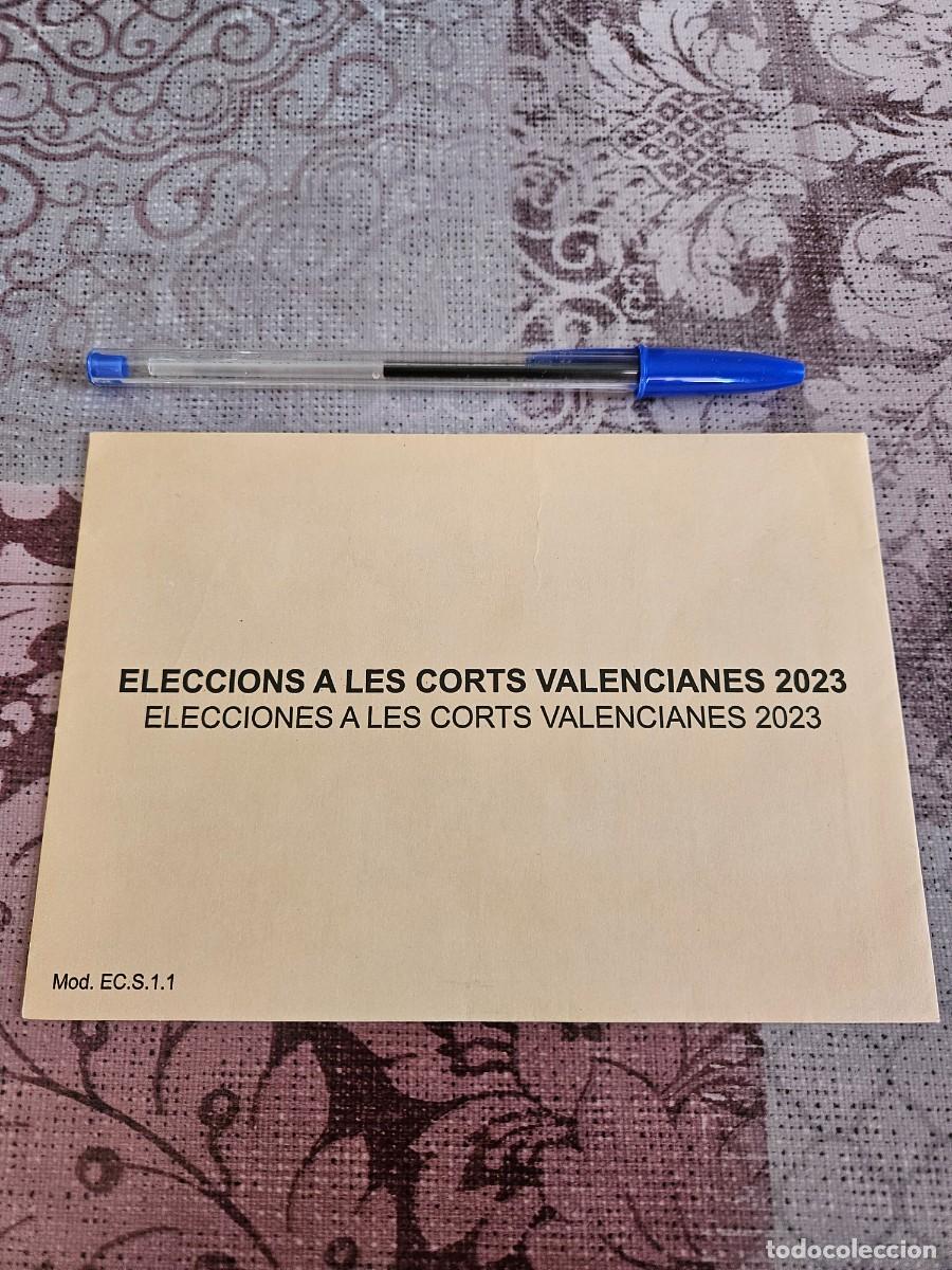 Otros Art&iacute;culos de Coleccionismo en Papel: Sobre Nuevo De Papel Original &rdquo; Eleccions A Les Corts Valencianes 2023 &rdquo;.