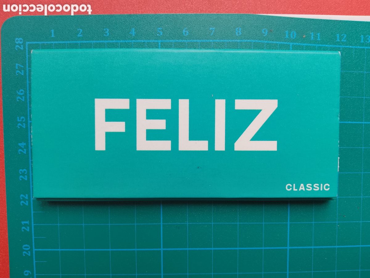 Otros Art&iacute;culos de Coleccionismo en Papel: FELIZ . Librillo papel fumar + boquillas cart&oacute;n .tips + smoke paper