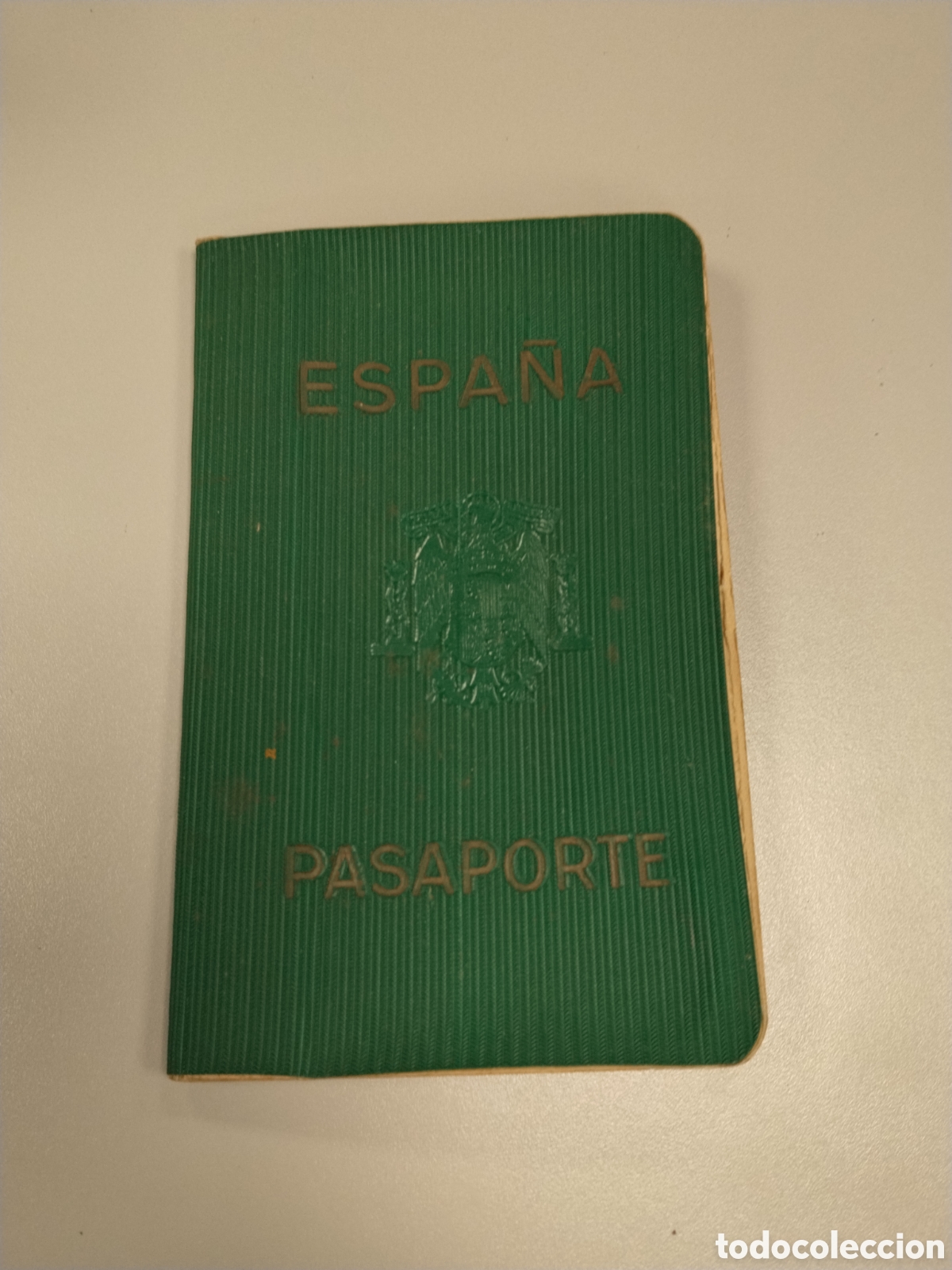 Otros Art&iacute;culos de Coleccionismo en Papel: Pasaporte espa&ntilde;ol a&ntilde;os 50/60 expedido en lyon.documento nacional.dni.epoca de franco.emigrante.visas