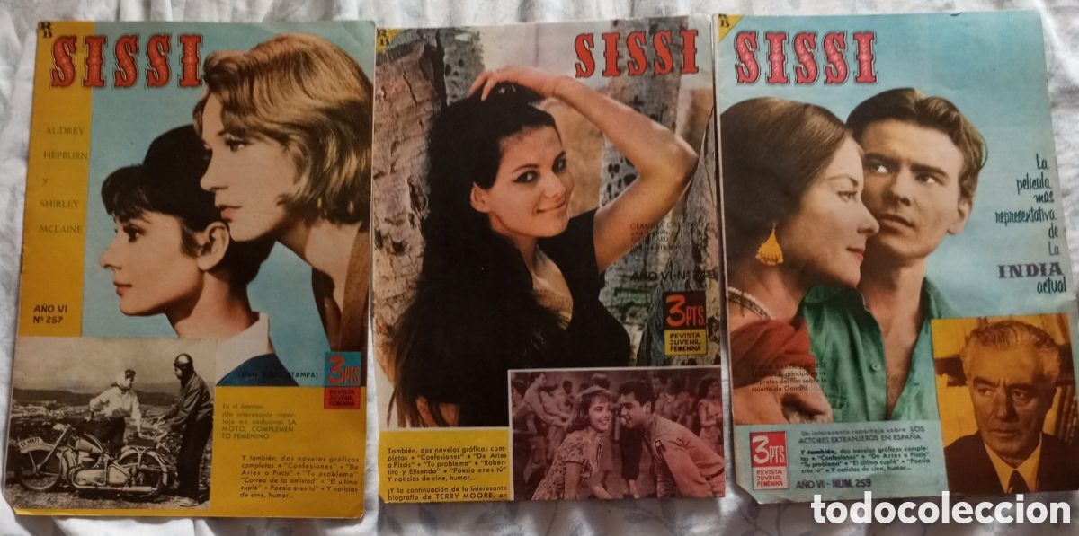 Otros Art&iacute;culos de Coleccionismo en Papel: 3 ejemplares revista juvenil Sissi
