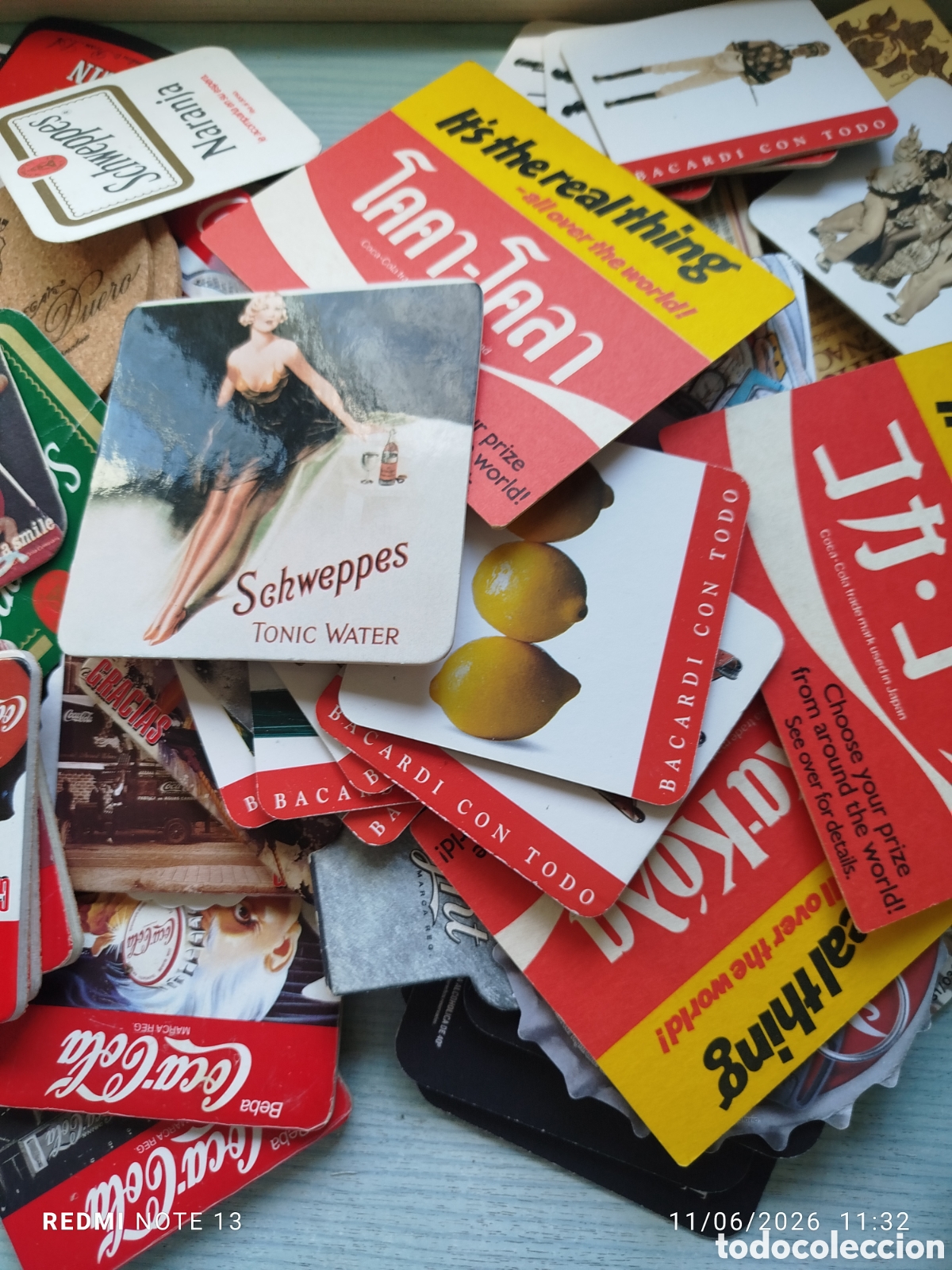 Otros Art&iacute;culos de Coleccionismo en Papel: Lote de 635 posavasos variados