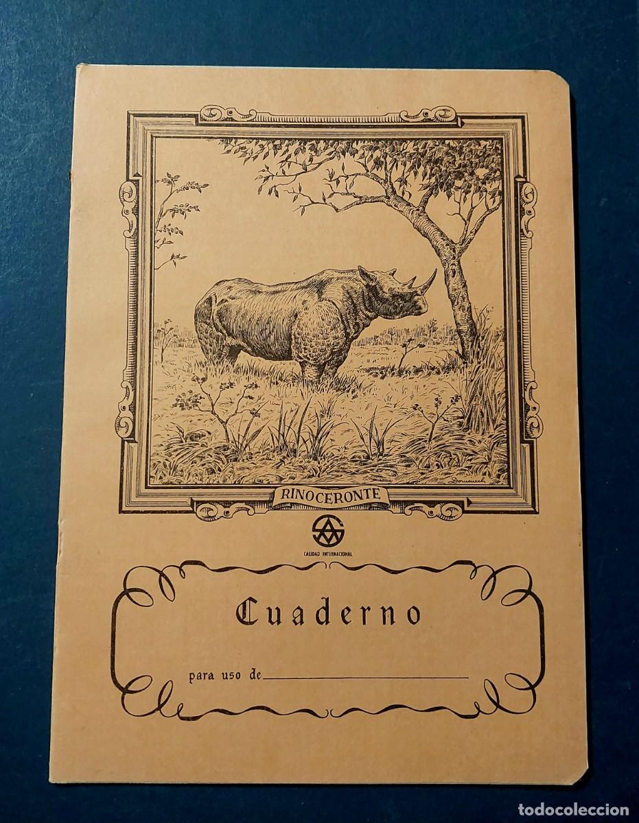 Otros Art&iacute;culos de Coleccionismo en Papel: Cuaderno Sam Colecci&oacute;n Animales ( Rinoceronte) A&ntilde;os 70