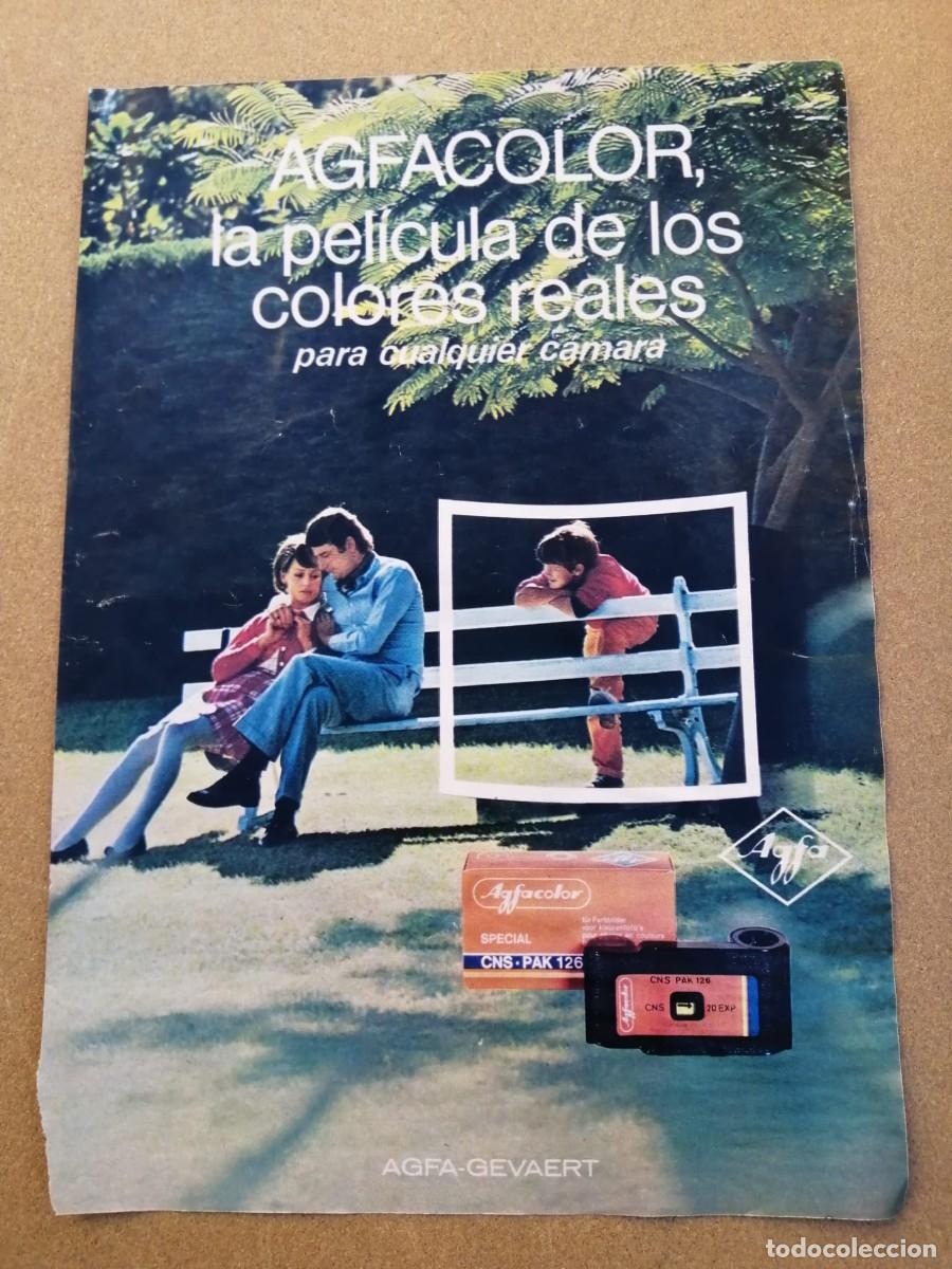 Otros Art&iacute;culos de Coleccionismo en Papel: ANUNCIO. AGFACOLOR LA PELICULA DE LOS COLORES REALES