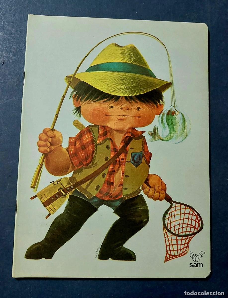Otros Art&iacute;culos de Coleccionismo en Papel: Cuaderno Sam Colecci&oacute;n Deportes ( Pesca) A&ntilde;os 70