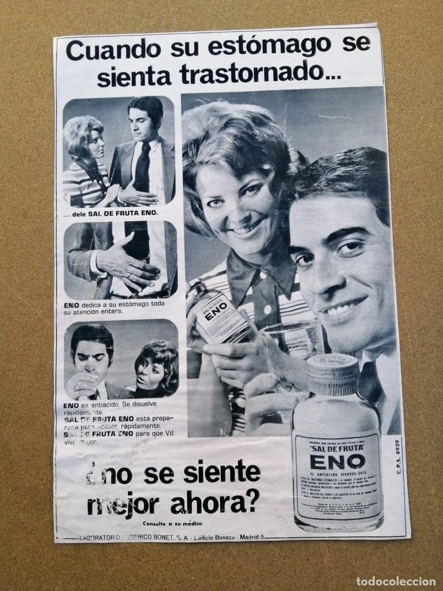 Otros Art&iacute;culos de Coleccionismo en Papel: ANUNCIO. SAL DE FRUTAS ENO