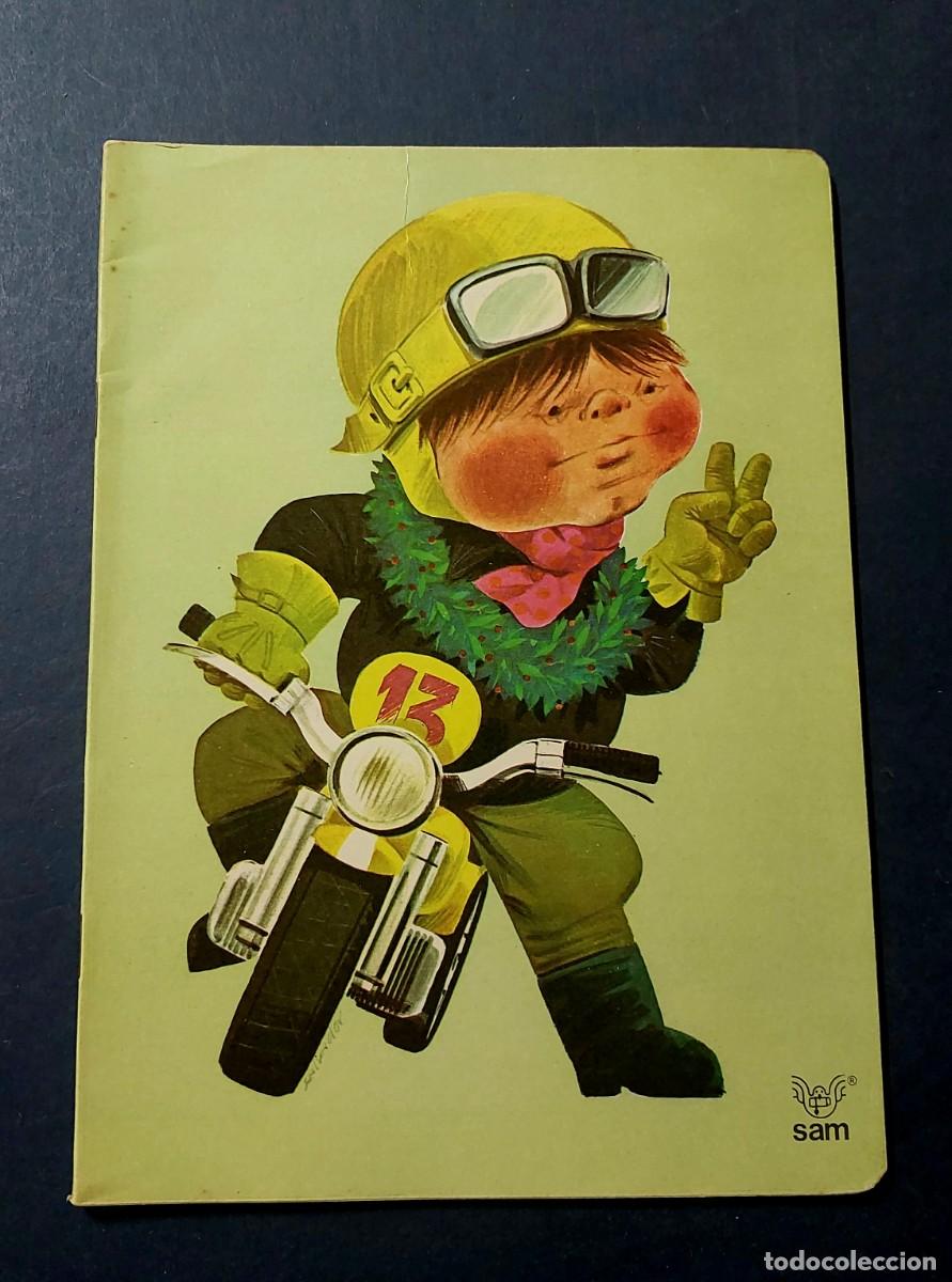 Otros Art&iacute;culos de Coleccionismo en Papel: Cuaderno Sam Colecci&oacute;n Deportes ( Motociclismo) A&ntilde;os 70