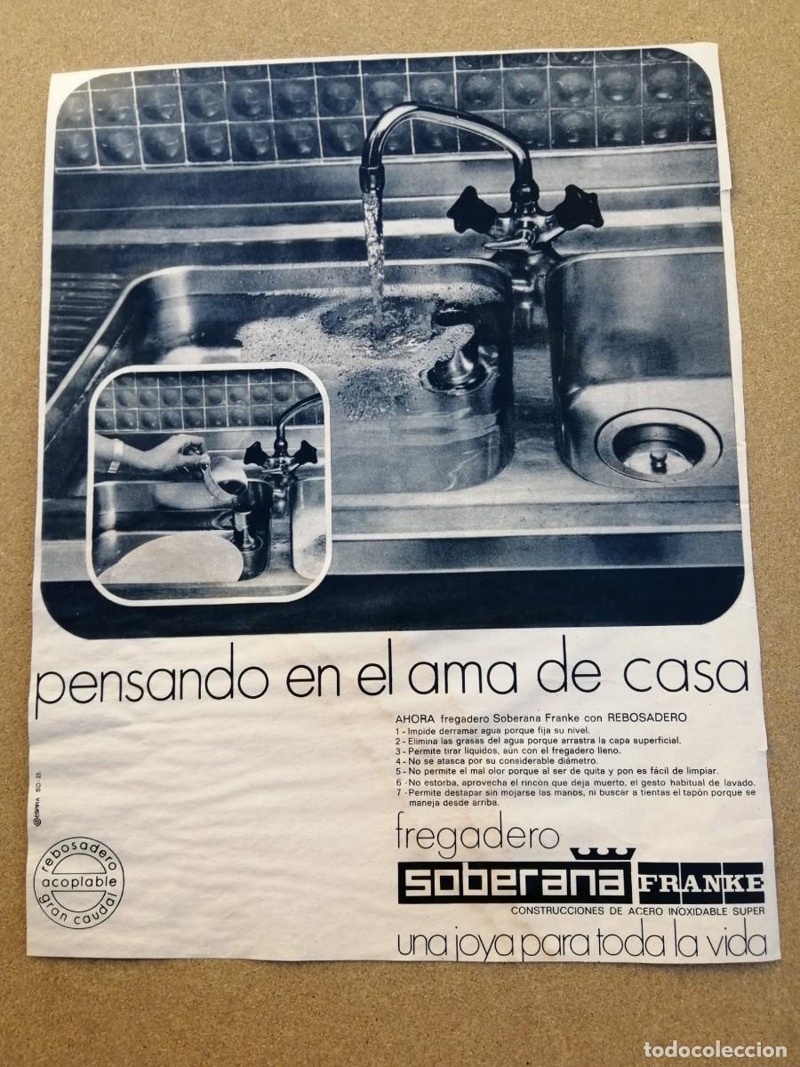 Otros Art&iacute;culos de Coleccionismo en Papel: ANUNCIO. FREGADERO SOBERANA
