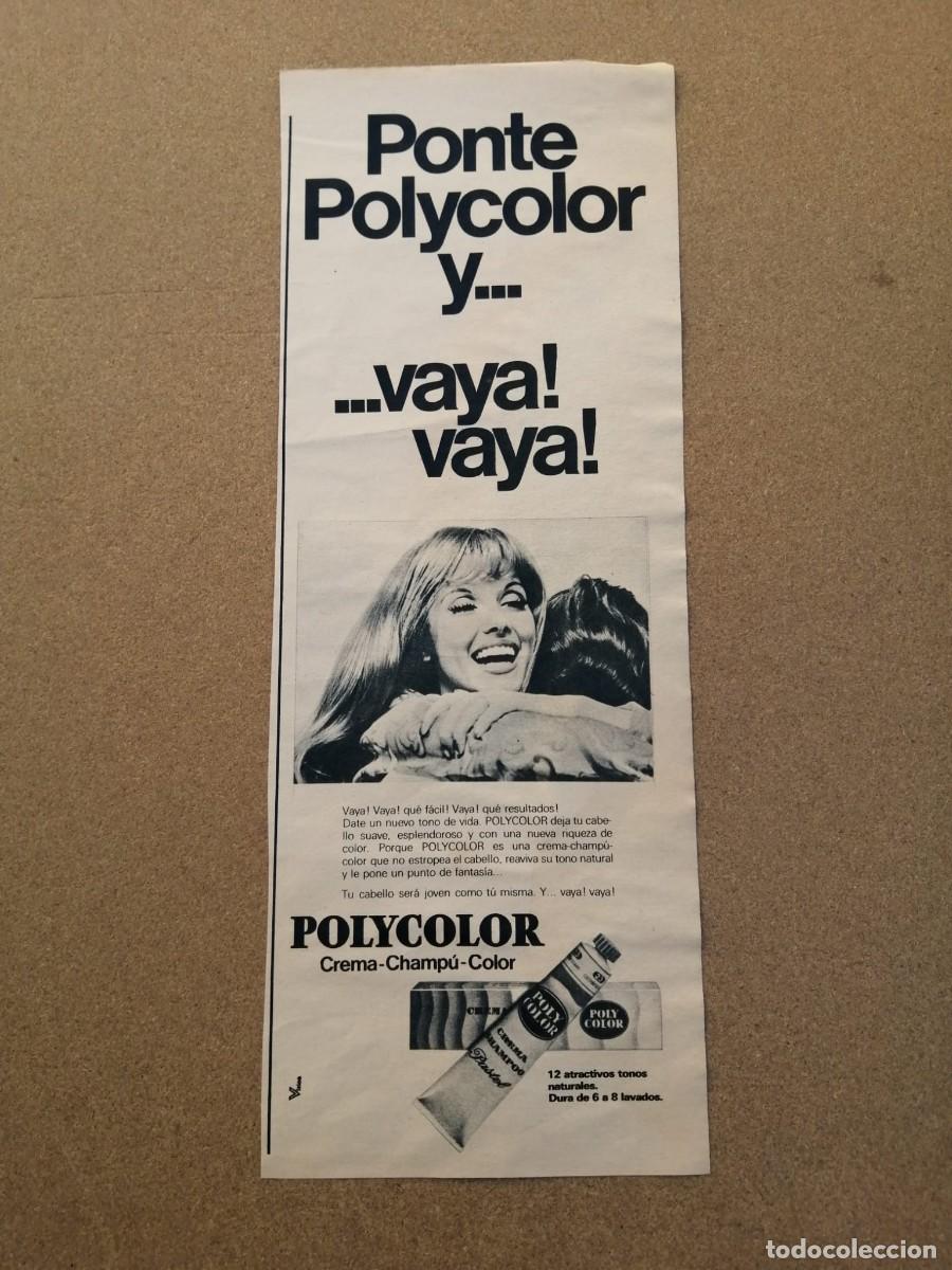 Otros Art&iacute;culos de Coleccionismo en Papel: ANUNCIO. CREMA CHAMPU COLOR POLYCOLOR