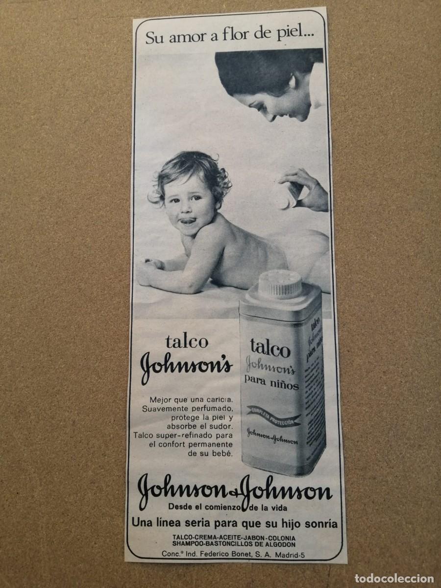 Otros Art&iacute;culos de Coleccionismo en Papel: ANUNCIO. TALCO JOHNSON'S