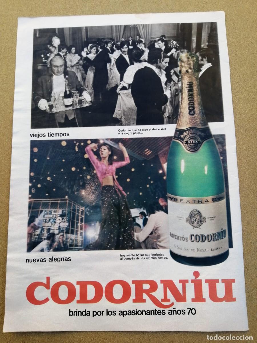 Otros Art&iacute;culos de Coleccionismo en Papel: ANUNCIO. CAVA CODORNIU