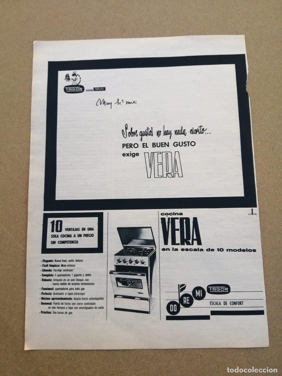 Otros Art&iacute;culos de Coleccionismo en Papel: ANUNCIO. COCINA VERA