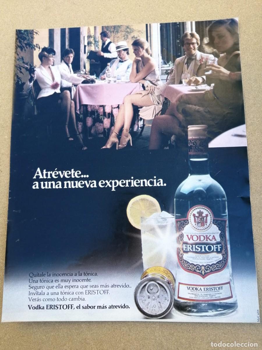 Otros Art&iacute;culos de Coleccionismo en Papel: ANUNCIO. VODKA ERISTOFF