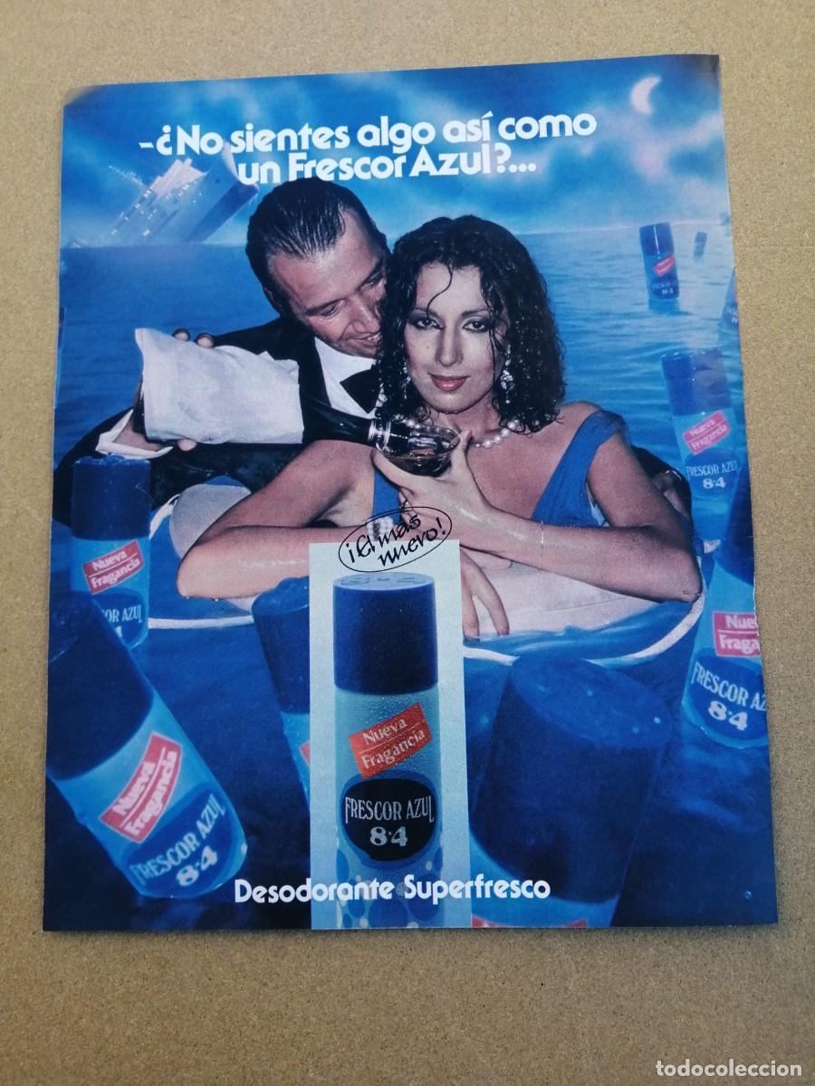 Otros Art&iacute;culos de Coleccionismo en Papel: ANUNCIO. DESODORANTE FRESCOR AZUL