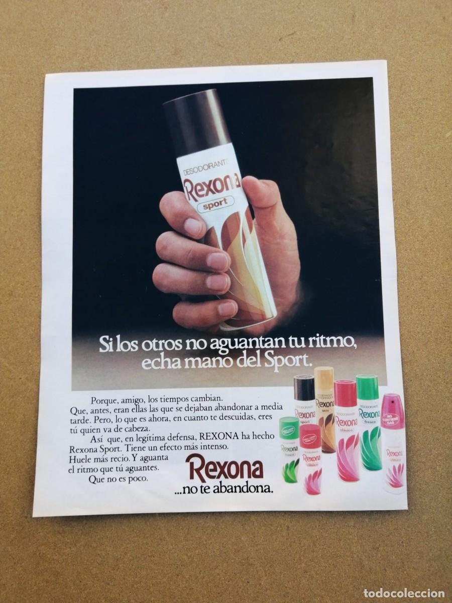 Otros Art&iacute;culos de Coleccionismo en Papel: ANUNCIO. DESODORANTE REXONA