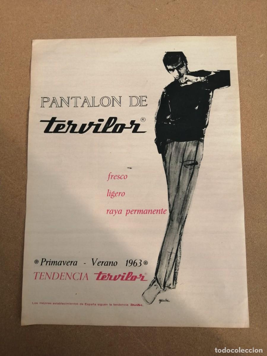 Otros Art&iacute;culos de Coleccionismo en Papel: ANUNCIO. PANTALON DE TERVILOR