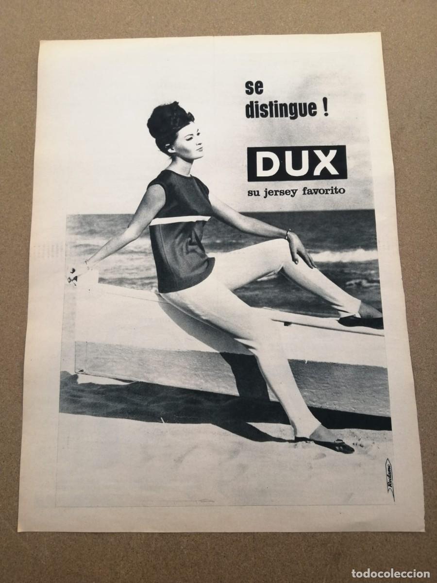 Otros Art&iacute;culos de Coleccionismo en Papel: ANUNCIO. JERSEY DUX.