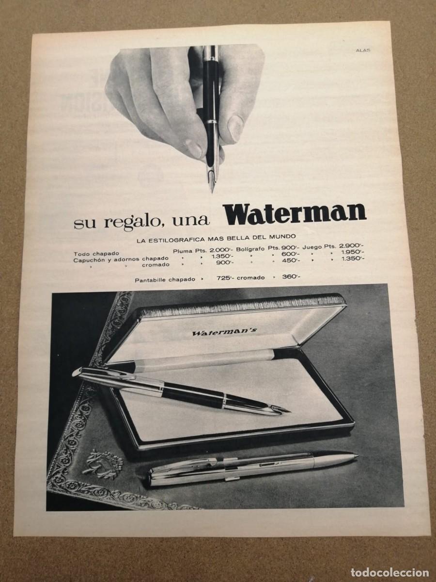 Otros Art&iacute;culos de Coleccionismo en Papel: ANUNCIO. ESTILOGRAFICA WATERMAN