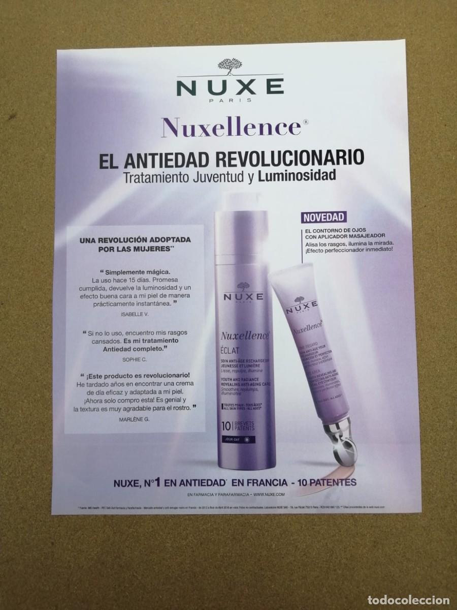 Otros Art&iacute;culos de Coleccionismo en Papel: ANUNCIO. NUXE, EL ANTIEDAD REVOLUCIONARIO