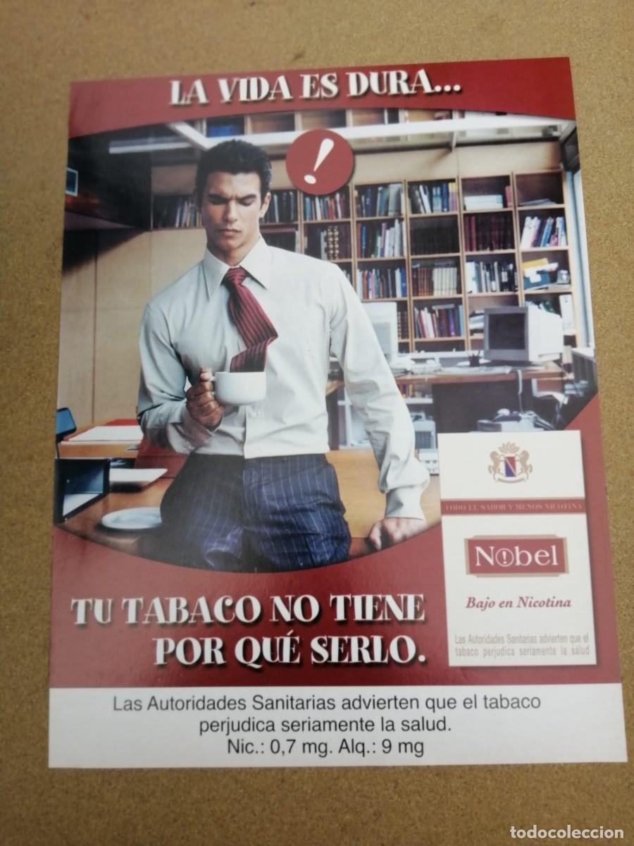 Otros Art&iacute;culos de Coleccionismo en Papel: ANUNCIO. CIGARRILLOS NOBEL