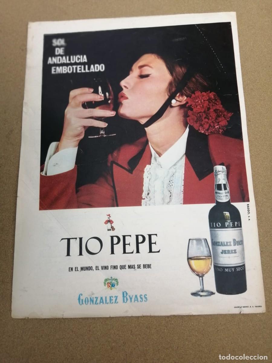 Otros Art&iacute;culos de Coleccionismo en Papel: ANUNCIO. TIO PEPE DE GONZALEZ BYASS
