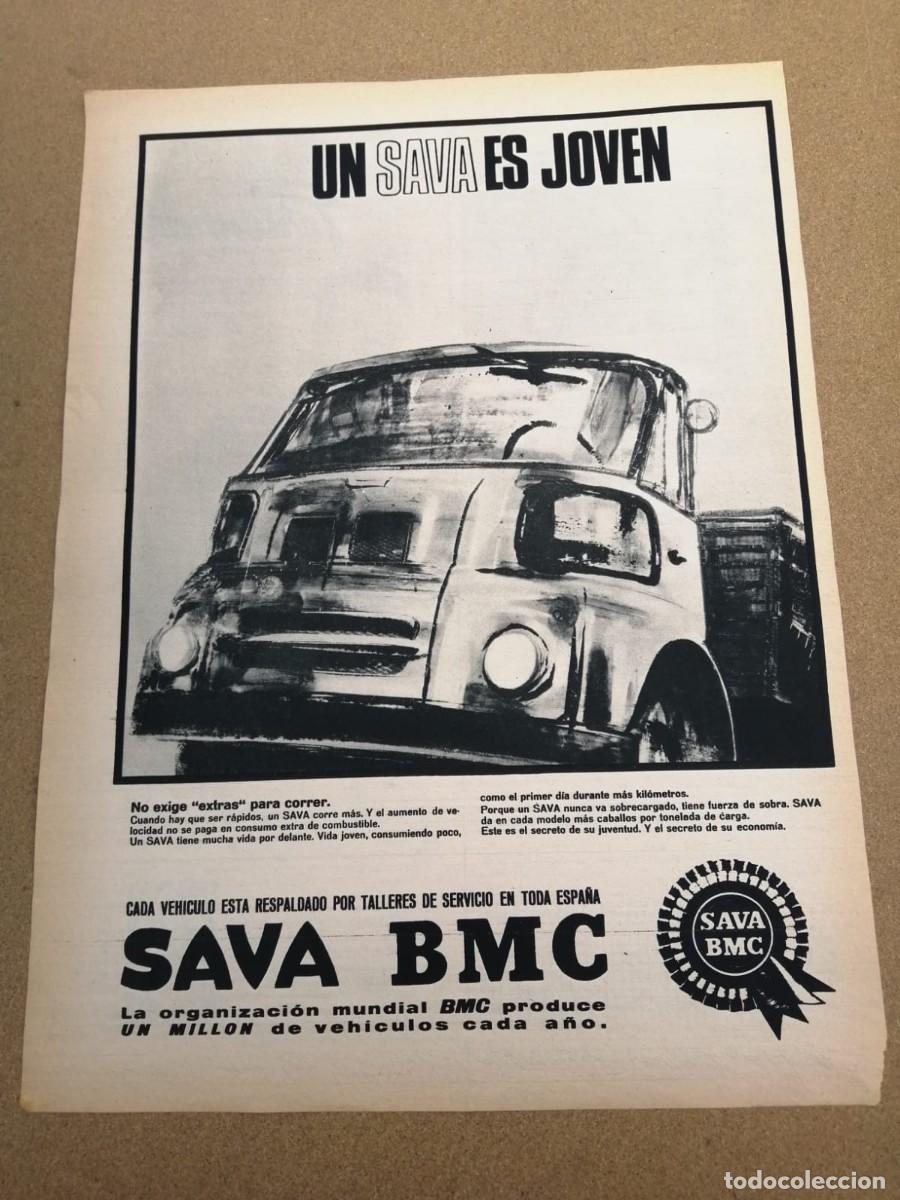 Otros Art&iacute;culos de Coleccionismo en Papel: ANUNCIO. SAVA BMC...