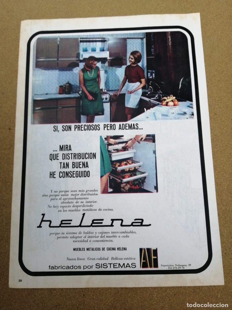 Otros Art&iacute;culos de Coleccionismo en Papel: ANUNCIO. MUEBLES METALICOS DE COCINA HELENA