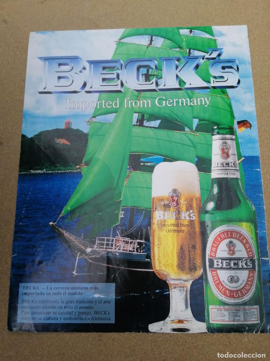 Otros Art&iacute;culos de Coleccionismo en Papel: ANUNCIO. CERVEZA BECKS