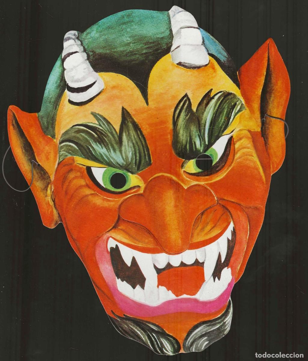 Otros Art&iacute;culos de Coleccionismo en Papel: CARETA CARNAVAL -- A&Ntilde;OS 60/70 -- DIABLO