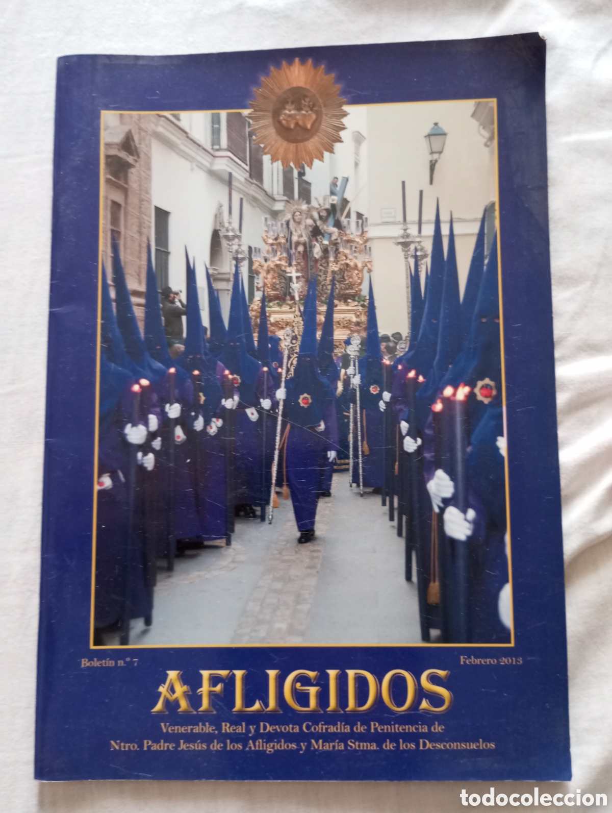 Otros Art&iacute;culos de Coleccionismo en Papel: C&aacute;diz bolet&iacute;n n&uacute;mero 7 febrero 2014 cofradia de afligidos 34 pp