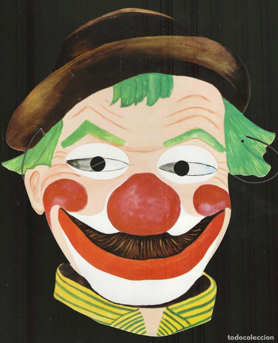 Otros Art&iacute;culos de Coleccionismo en Papel: CARETA CARNAVAL -- A&Ntilde;OS 60/70 -- PAYASO