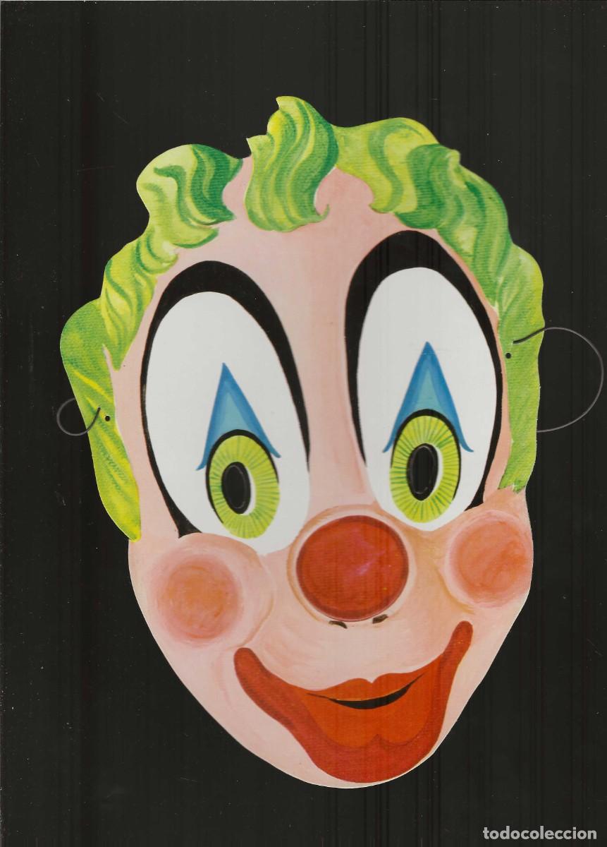 Otros Art&iacute;culos de Coleccionismo en Papel: CARETA CARNAVAL -- A&Ntilde;OS 60/70 -- PAYASO