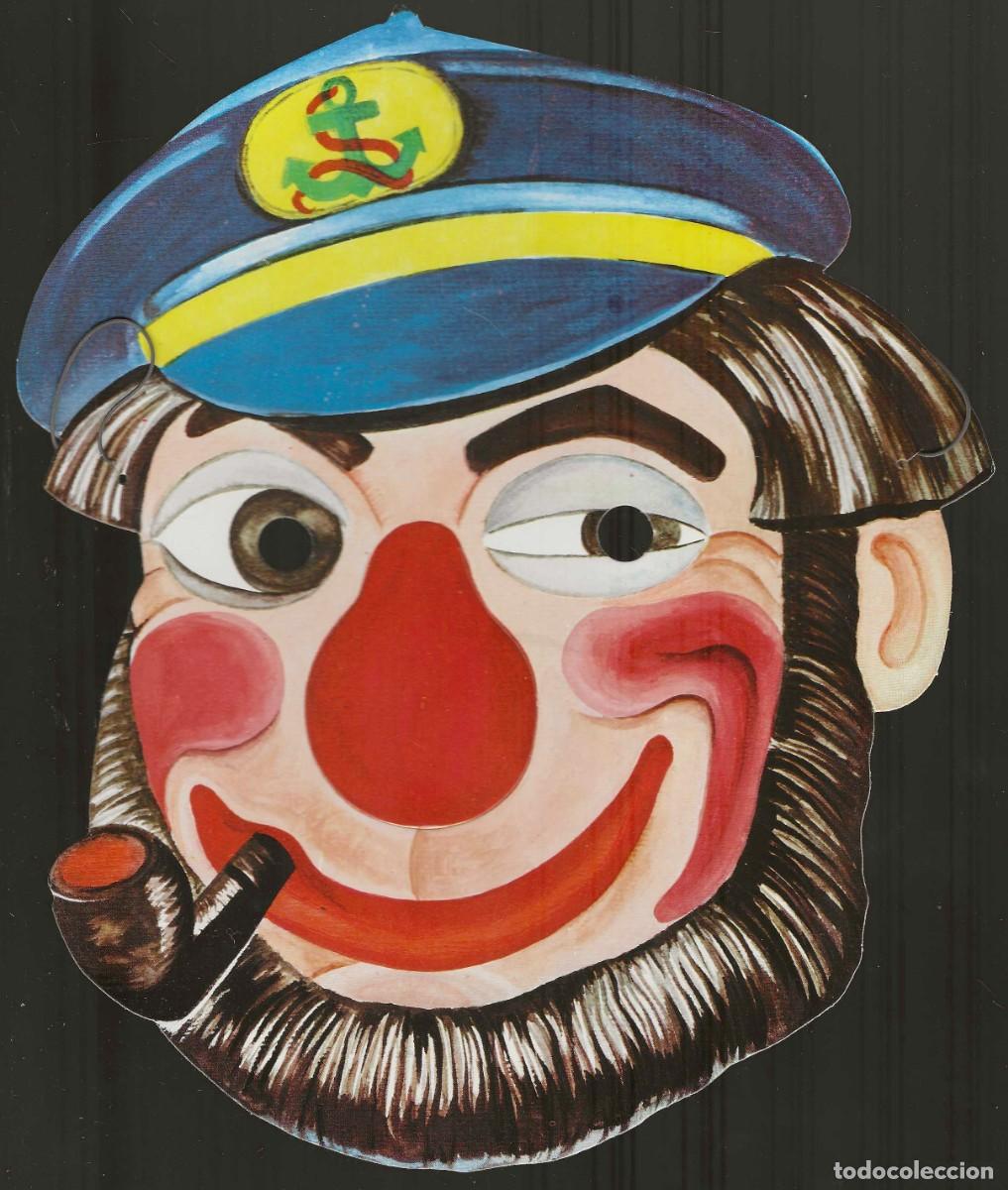 Otros Art&iacute;culos de Coleccionismo en Papel: CARETA CARNAVAL -- A&Ntilde;OS 60/70 -- CAPIT&Aacute;N BARCO