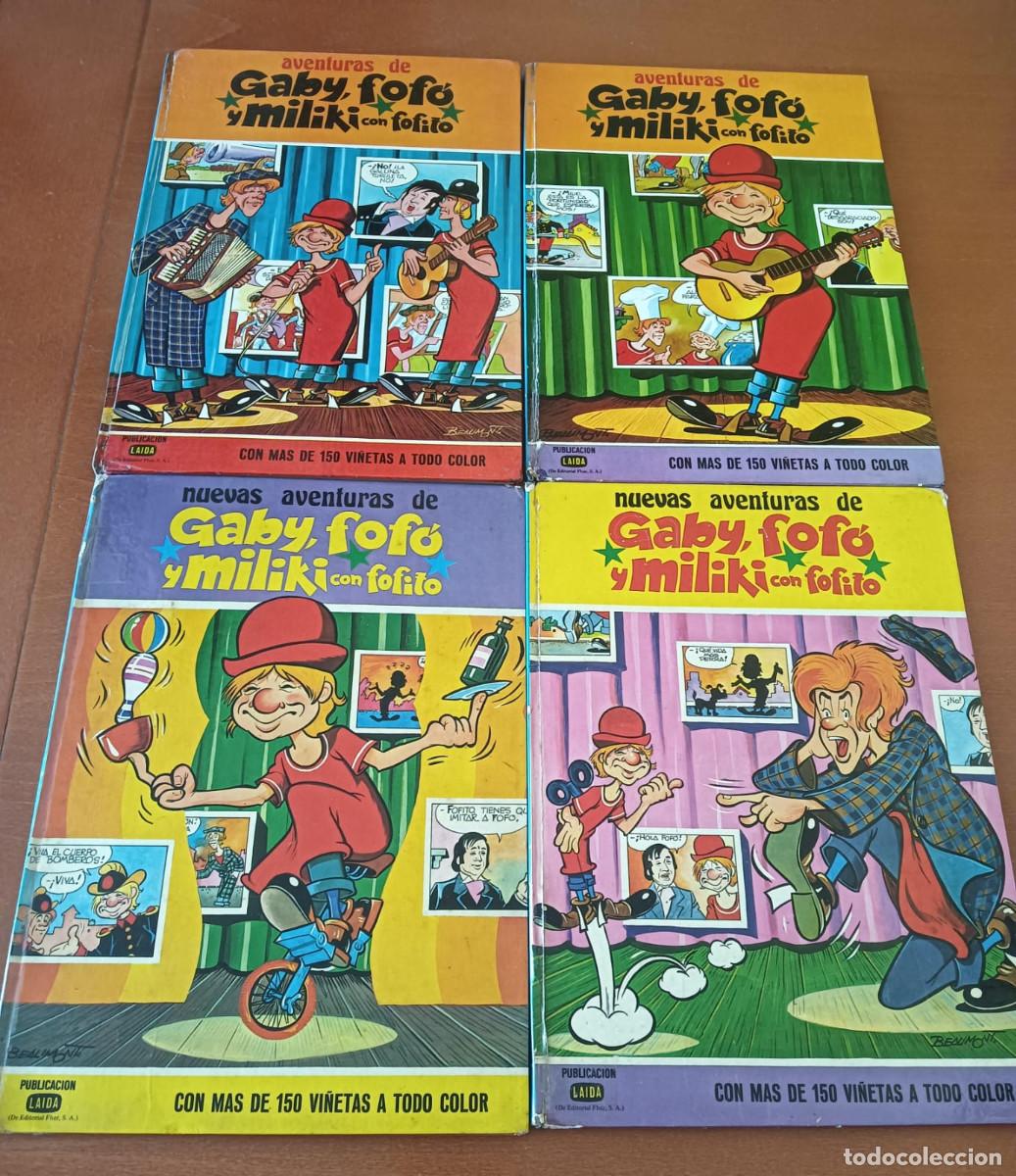 Otros Art&iacute;culos de Coleccionismo en Papel: Aventuras de Gaby, Fof&oacute; y Miliki con Fofito Completa 4 N&ordm;. EDICIONES LAIDA