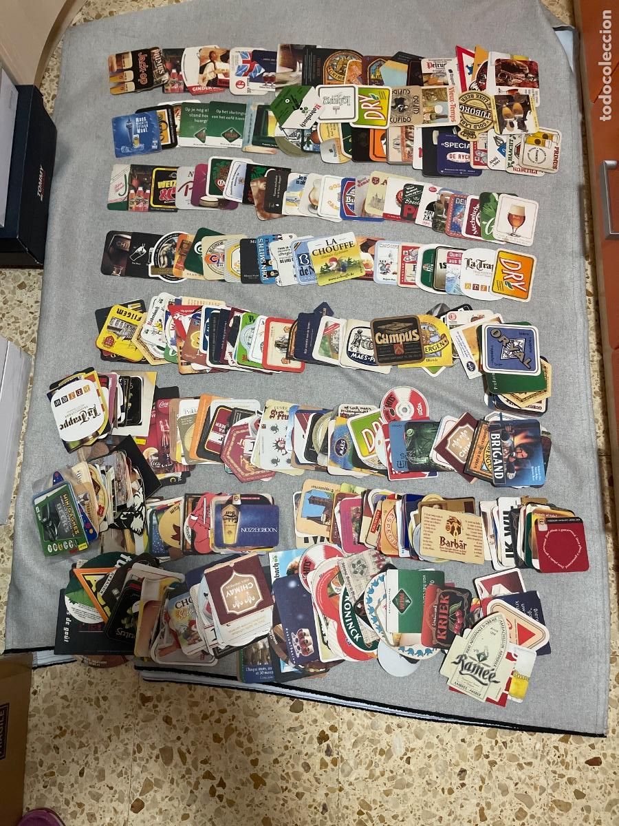 Otros Art&iacute;culos de Coleccionismo en Papel: Lote de 500 posavasos antiguos, tegestologia, breweriana