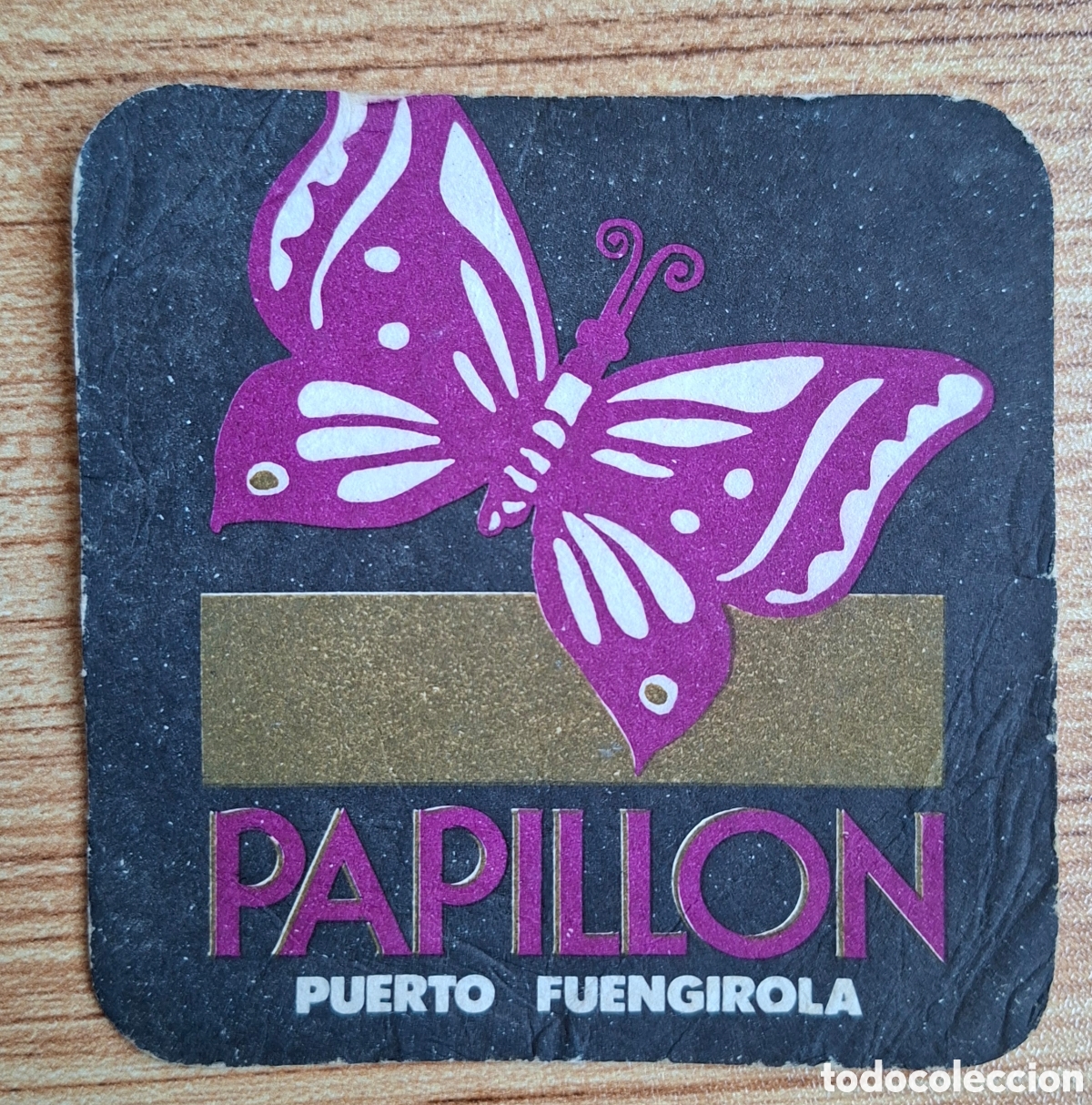 Otros Art&iacute;culos de Coleccionismo en Papel: Posavasos Papillon - Fuengirola (M&aacute;laga)